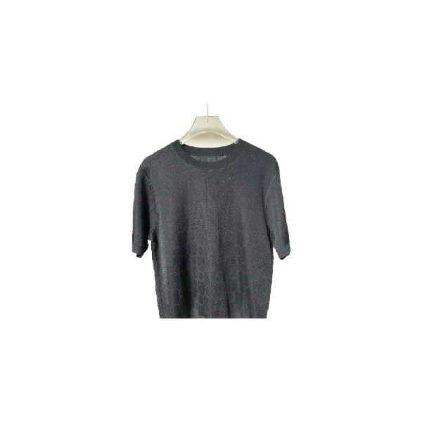 春季新款圆领套头黑色针织衫简约