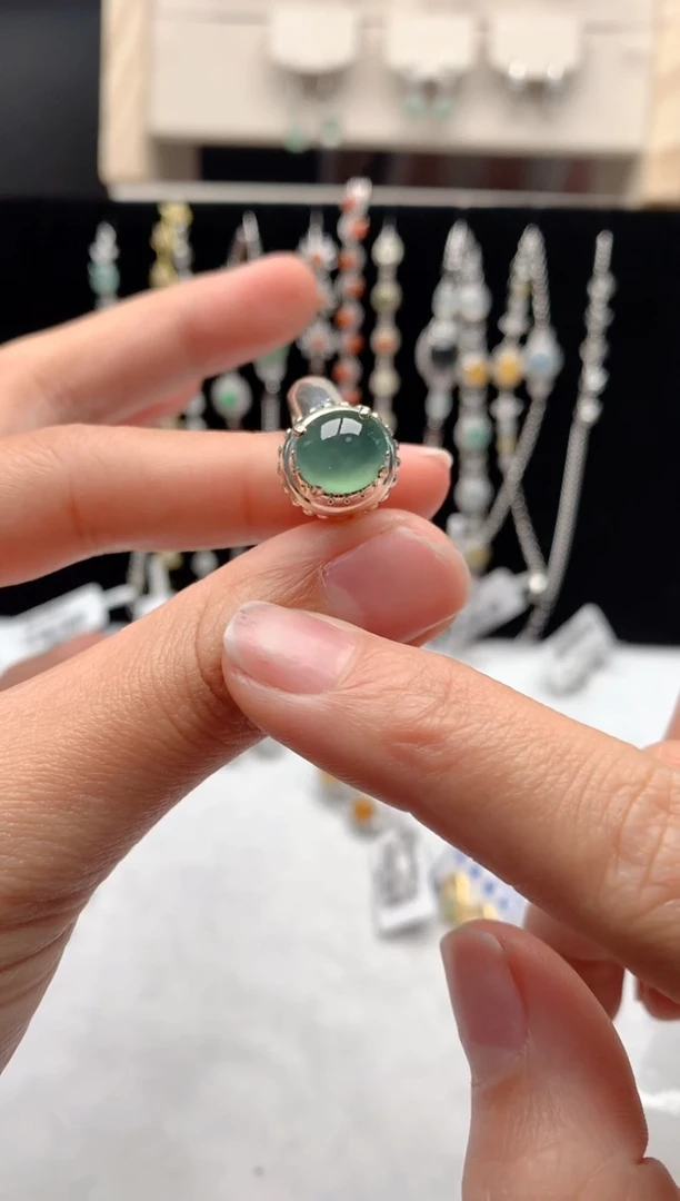 【闪购商品】翡翠戒指未镶嵌3号
