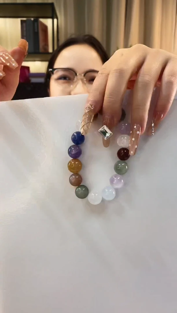 未镶嵌手串水晶兔毛多宝手串