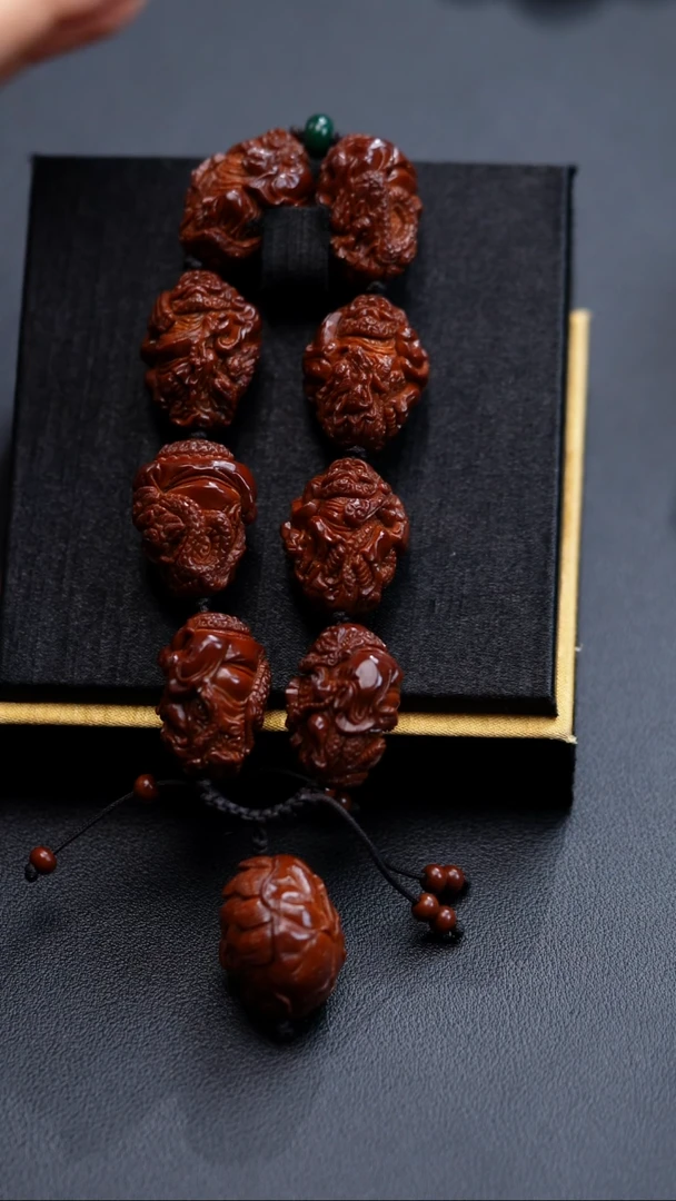 手串橄榄核龙达摩