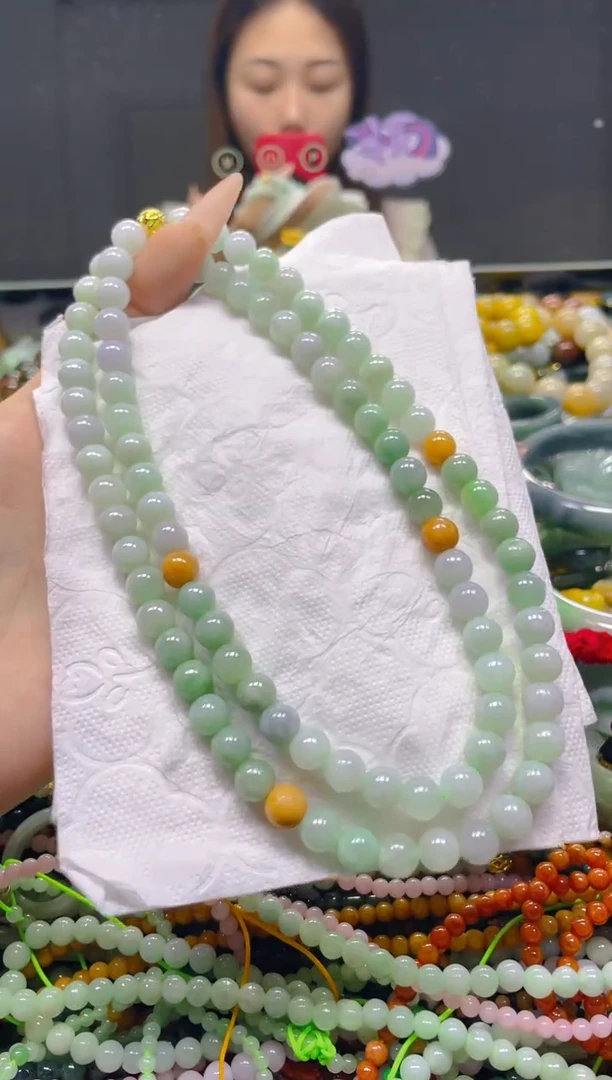 颈饰未镶嵌翡翠7MM