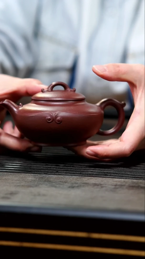 【闪购商品】紫砂茶壶21-微瑕全手台西底槽清如意190cc