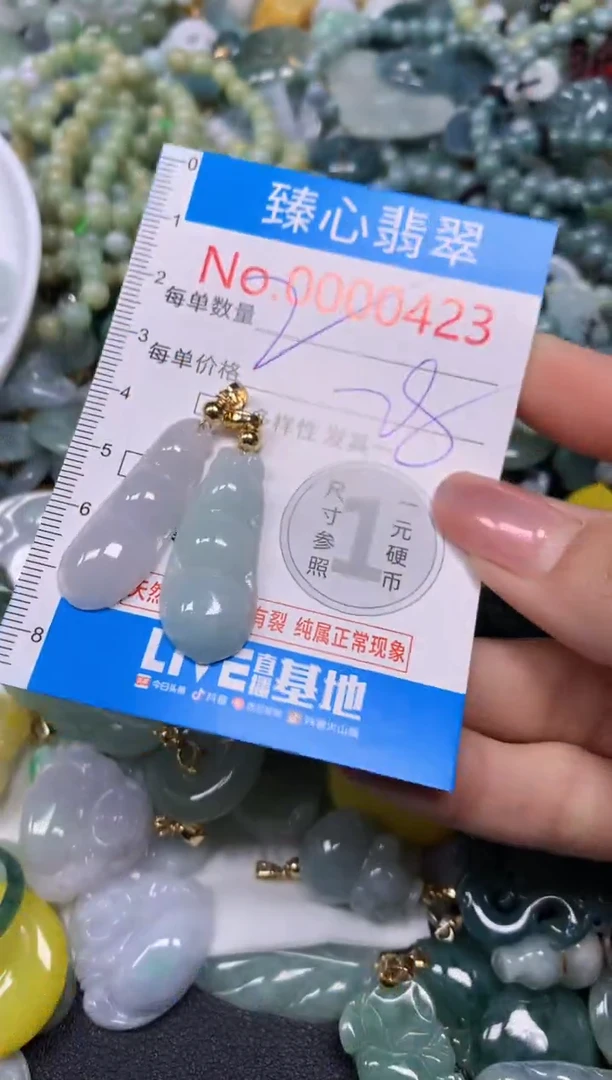 【闪购商品】翡翠颈饰未镶嵌含绳000423