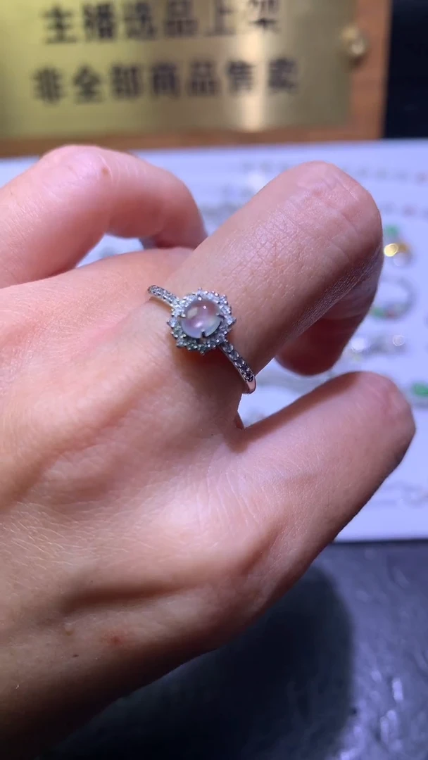 颈饰银S925镶嵌翡翠净货