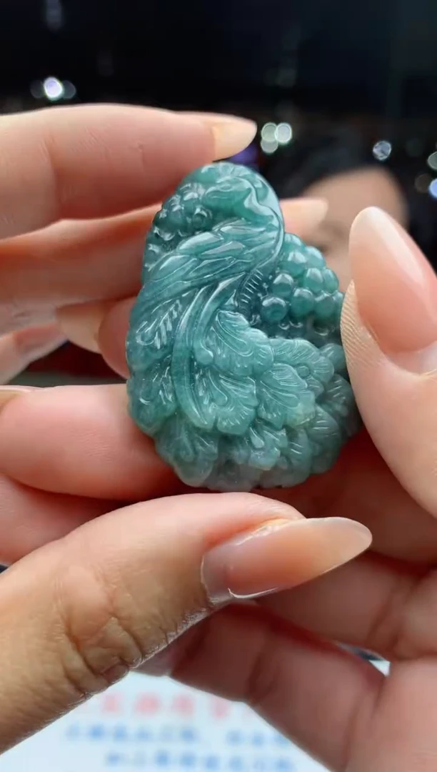 颈饰未镶嵌翡翠天然A货翡翠拍一发一