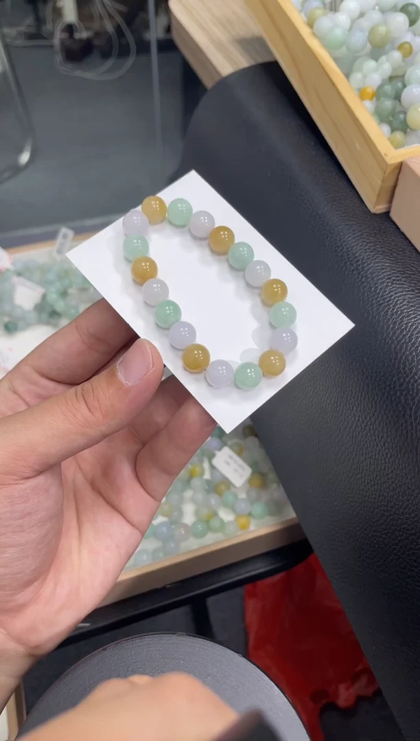 未镶嵌定制翡翠翡翠手串