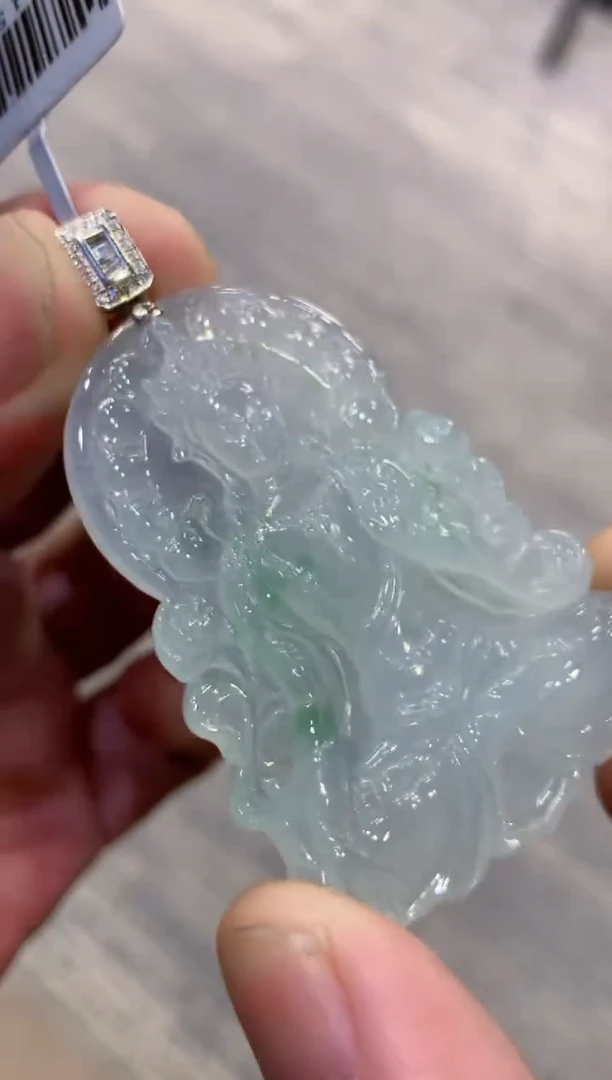 颈饰未镶嵌翡翠天然A货翡翠