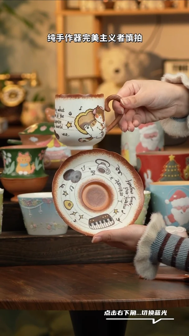 瓷片景德镇原创手工陶瓷B785