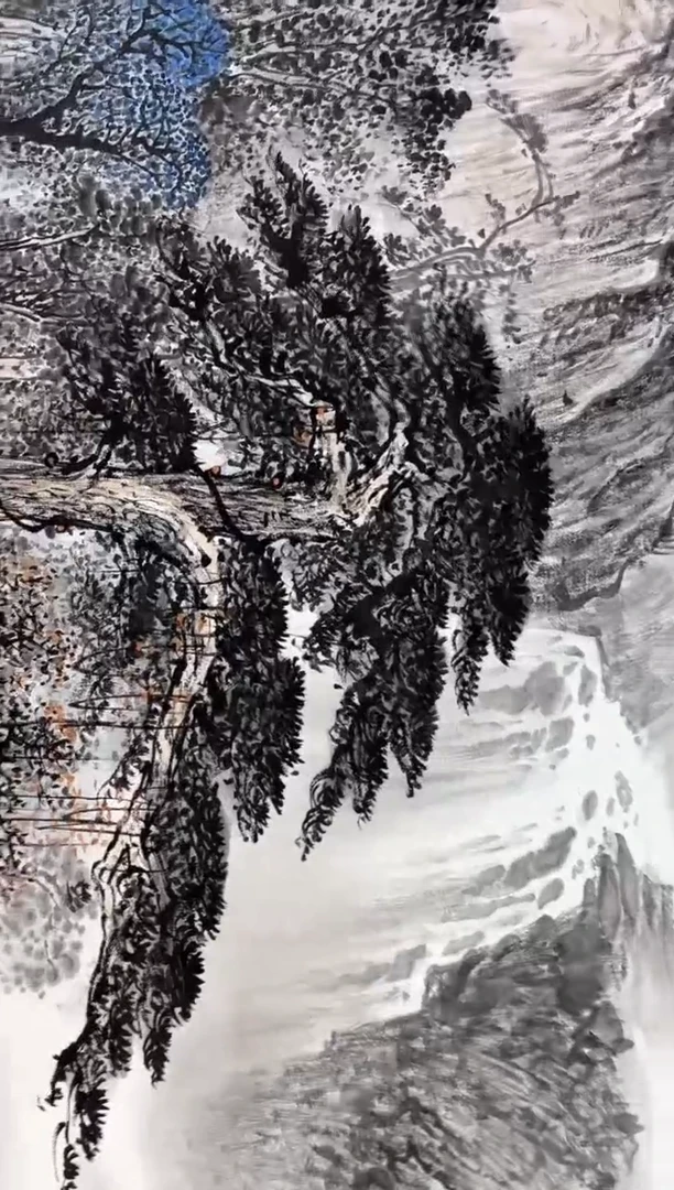 【闪购商品】国画周建真老师亲笔绘画作品27-79