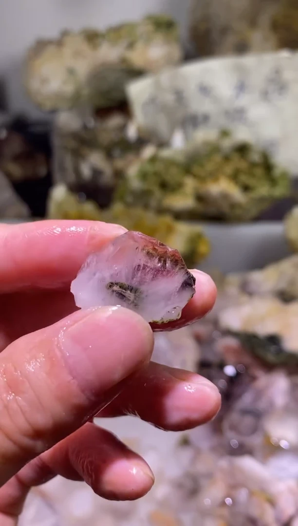 未镶嵌珠宝半成品水晶90号四川美姑超七花园水晶