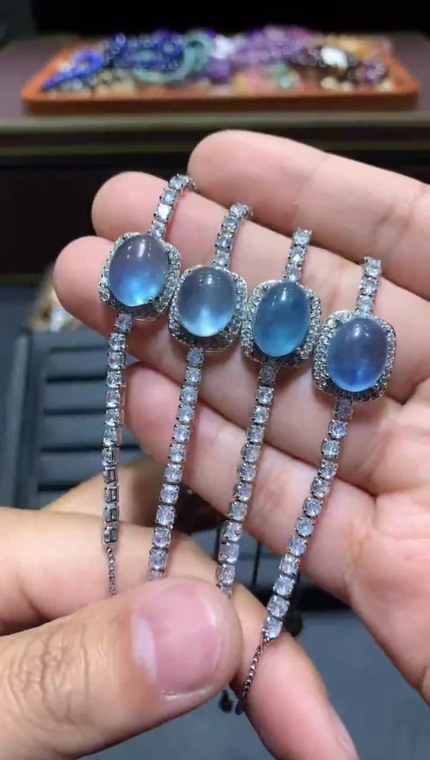 【闪购商品】海蓝宝石手链未镶嵌T70【多样性发其一】