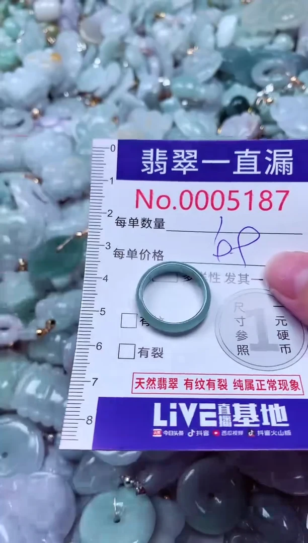 吊坠(不含链)未镶嵌翡翠5187
