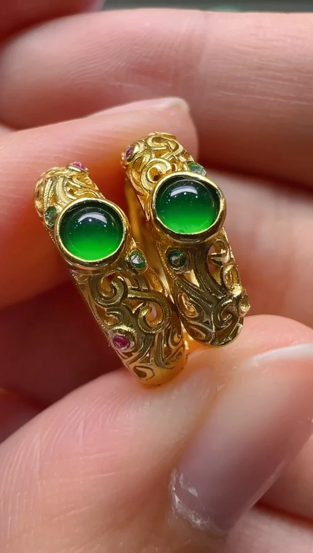 【闪购商品】翡翠耳饰银S925镶嵌多样性团购发一件