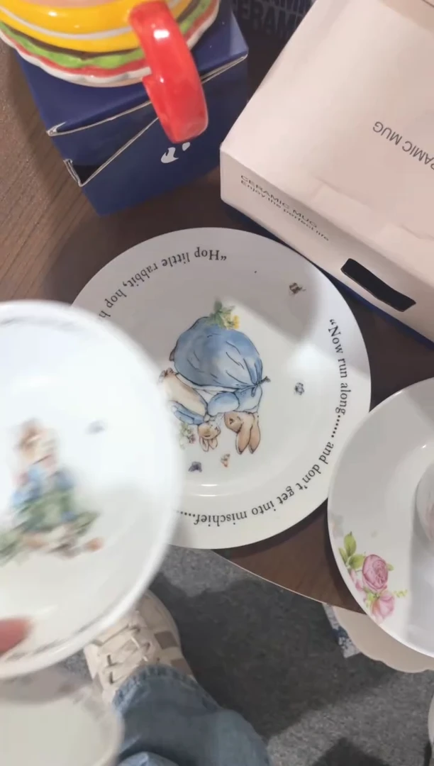 瓷片咖啡杯礼盒清仓！！！