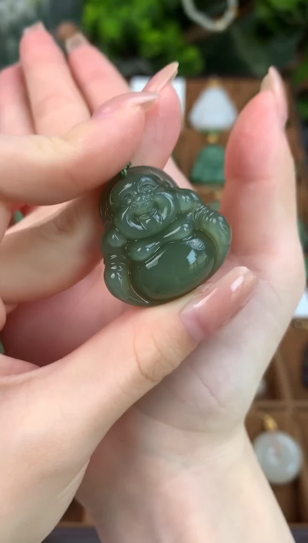 颈饰未镶嵌和田玉吊坠30mm