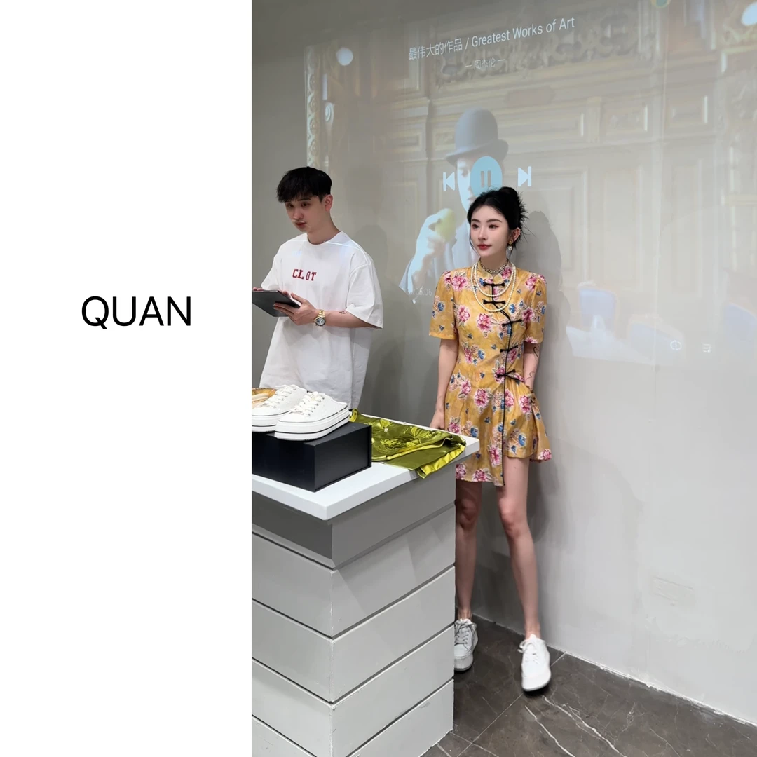 凤起玉鸣现货【花间物语】新中式夏季时尚气质休闲裙子套装