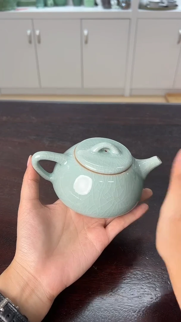 龙泉云间青瓷小米茶器