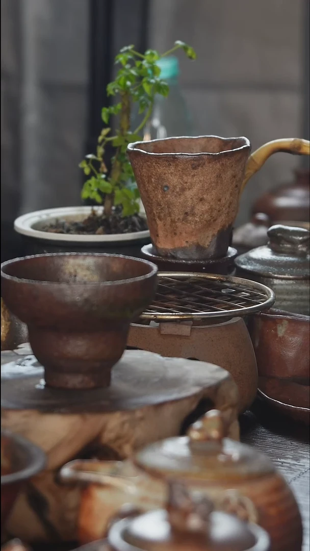 紫砂全手工葫芦杯