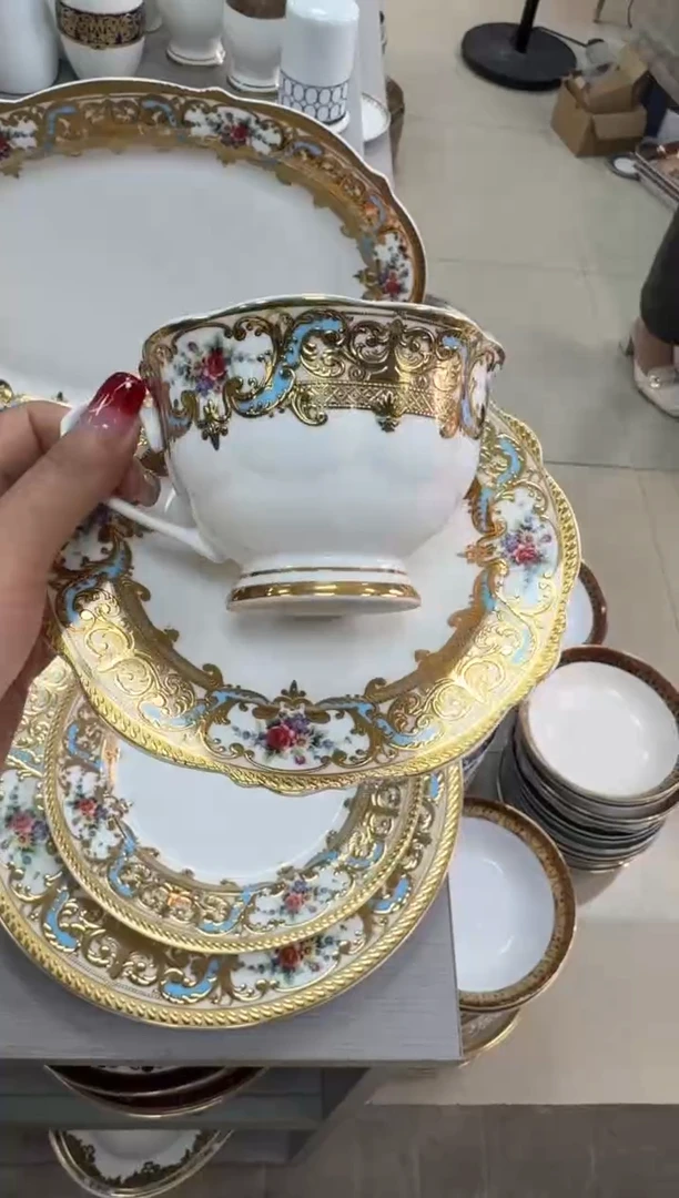 【闪购商品】瓷片2杯2碟福利价福利价