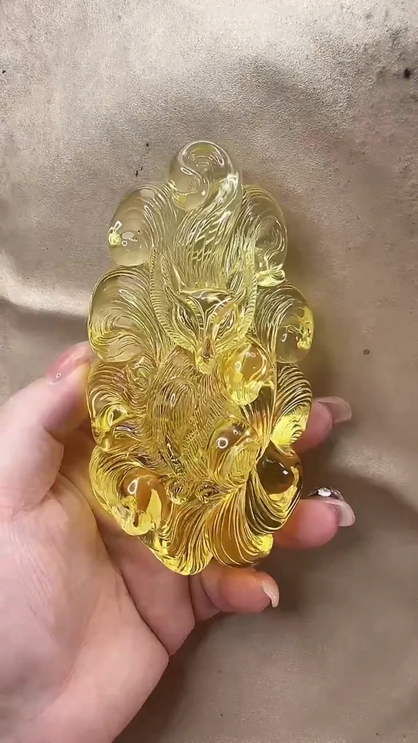 琥珀颈饰未镶嵌吊坠