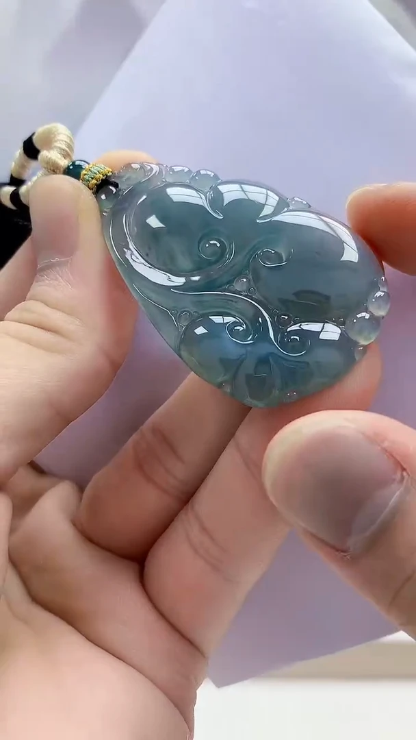 未镶嵌定制翡翠 4898bb-毛货挂件28