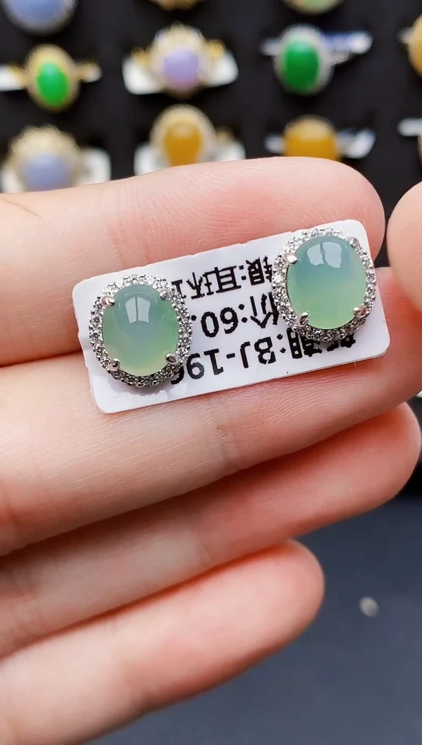 银S925镶嵌戒指翡翠2103