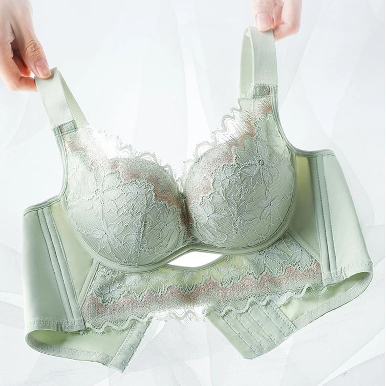 法式蕾丝无钢圈内衣