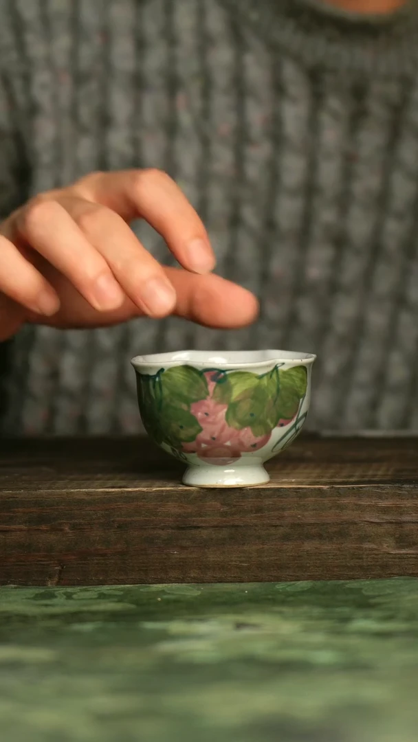 陶瓷青诗集手工手绘瓷器