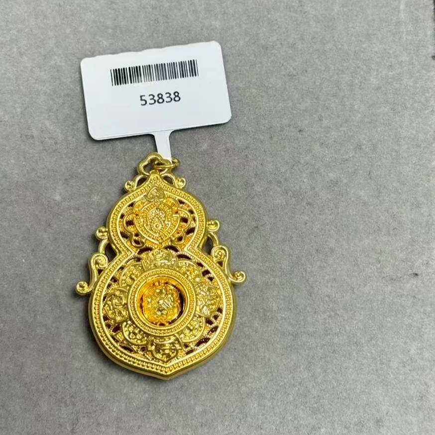 【小鹏黄金】足金999 四美葫芦黄金福禄吊坠