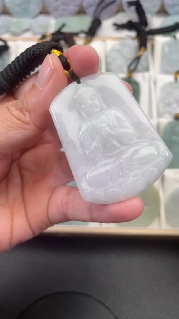 颈饰未镶嵌翡翠天然缅甸翡翠A货176