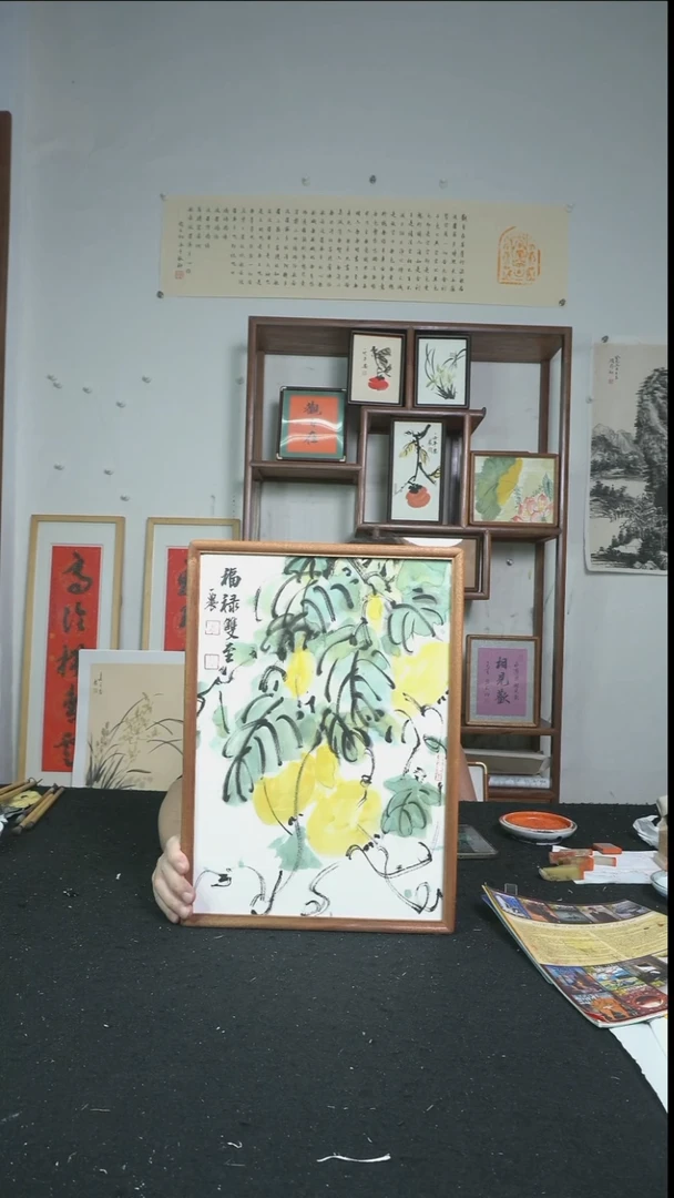 书法葫芦/A3/赵节初零食作品