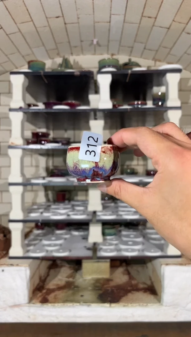 摆件精品窑变钧瓷茶器