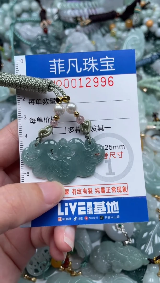 颈饰未镶嵌翡翠12996