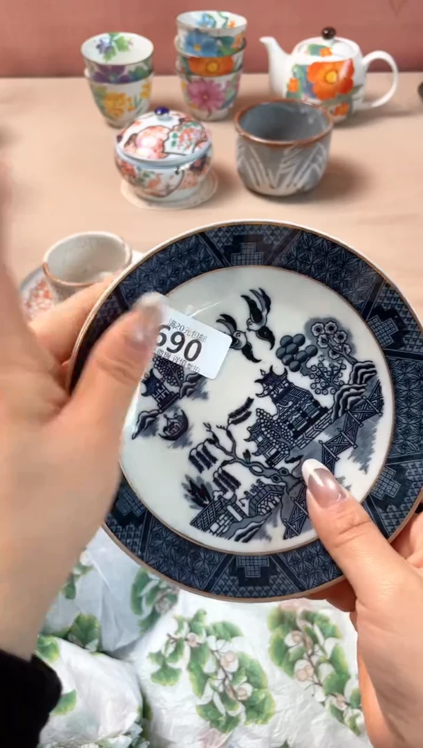 瓷片十*六瓷器瓷器Y690