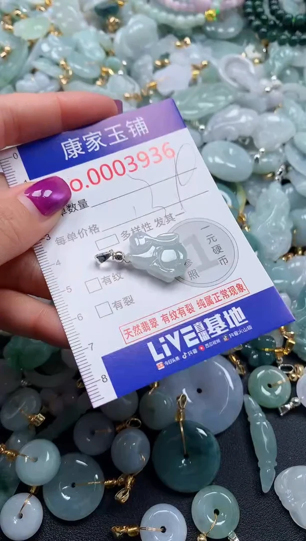 颈饰未镶嵌翡翠3936