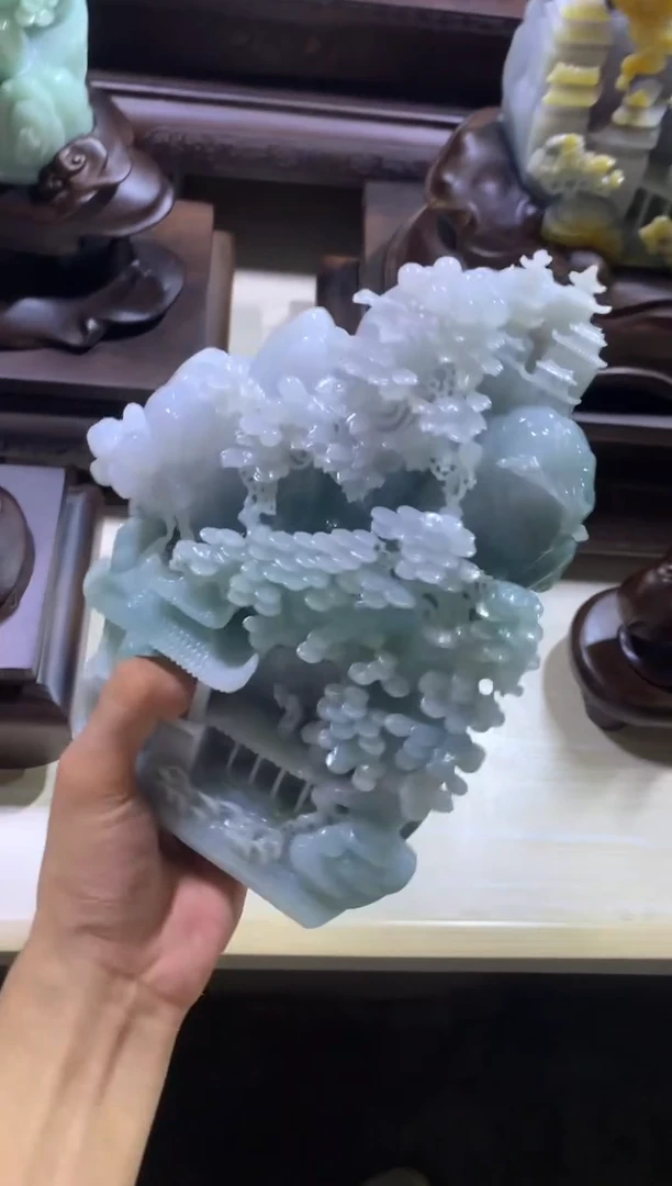 未镶嵌挂件翡翠用****3翡翠摆件