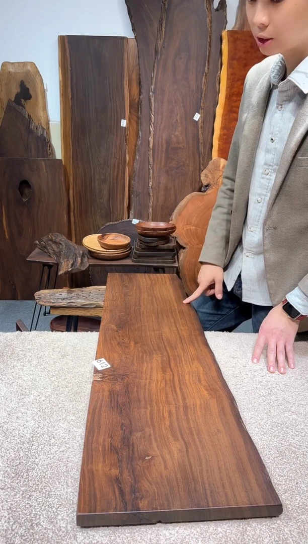 【闪购商品】风车木（黑檀木）尺寸98*30*2.3编号612
