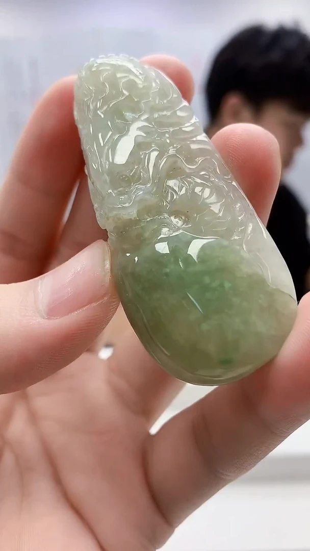 定制翡翠未镶嵌5145bb-毛货挂件32