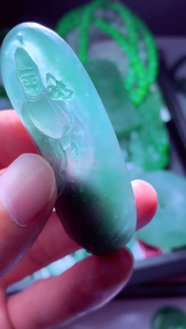 未镶嵌定制翡翠秀*#翡翠毛货定制