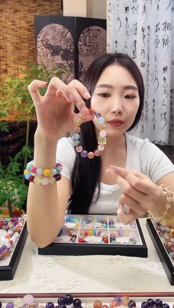 未镶嵌手链水晶汪苏泷同款手串