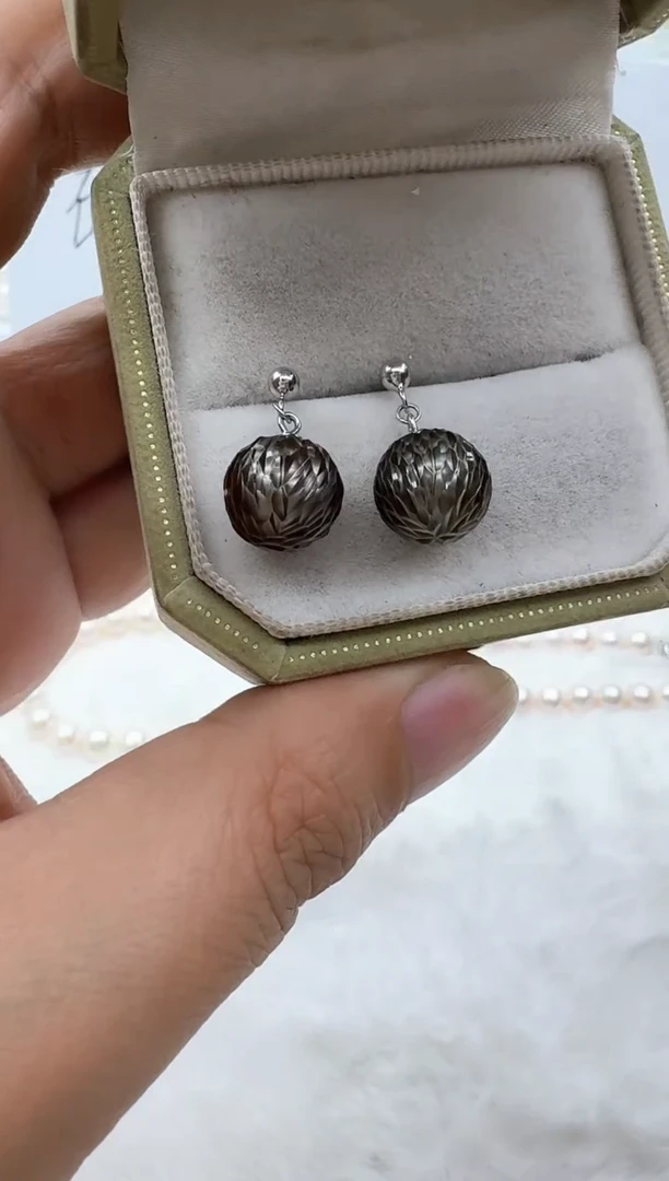 【闪购商品】海水珍珠耳饰银S925镶嵌清货