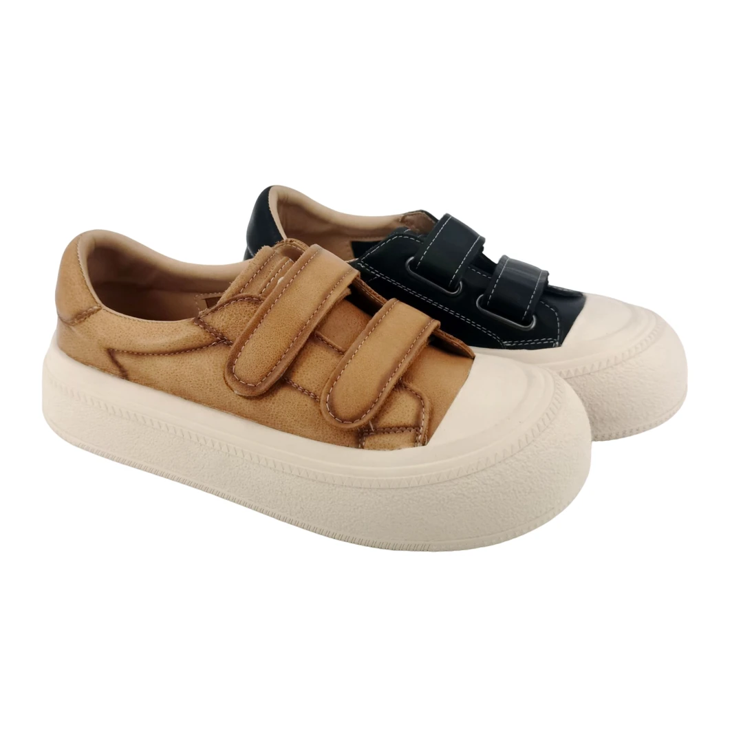 KANGNAI/康奈1G246007秋季新款厚底透气板鞋舒适潮流百搭面包鞋