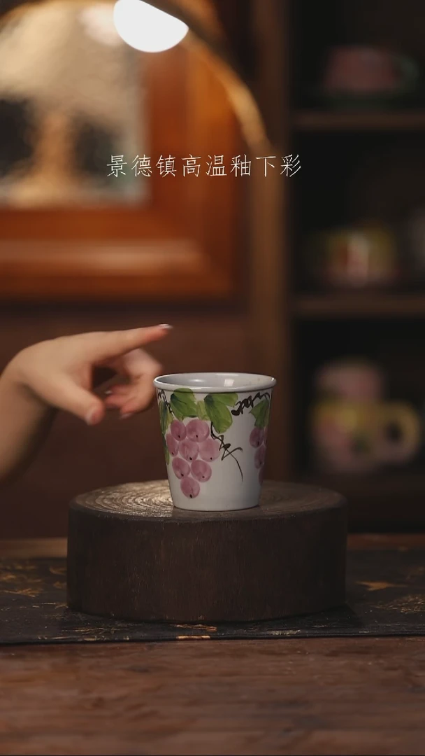 陶瓷景德镇高温釉下手绘陶瓷165