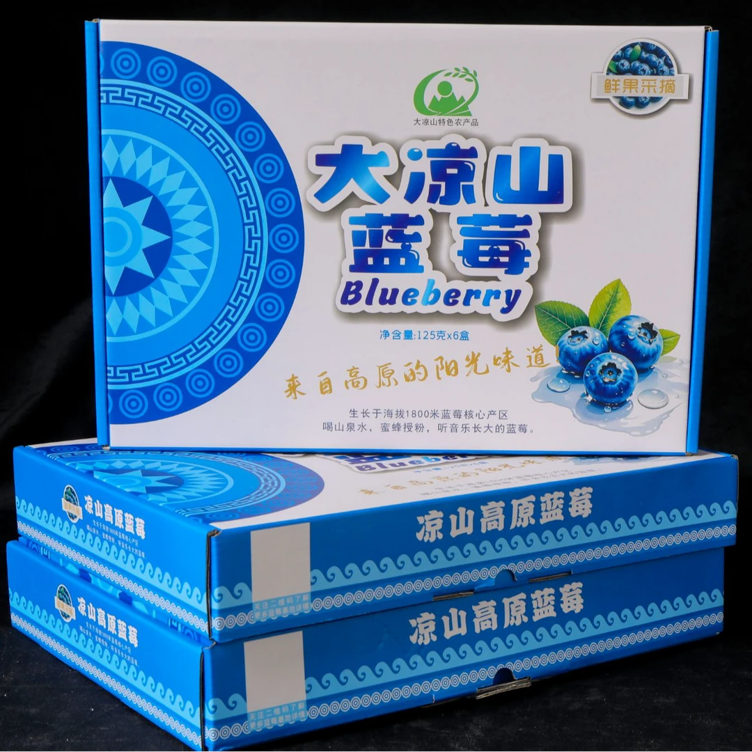 大凉山听音乐长大的玫瑰蓝莓