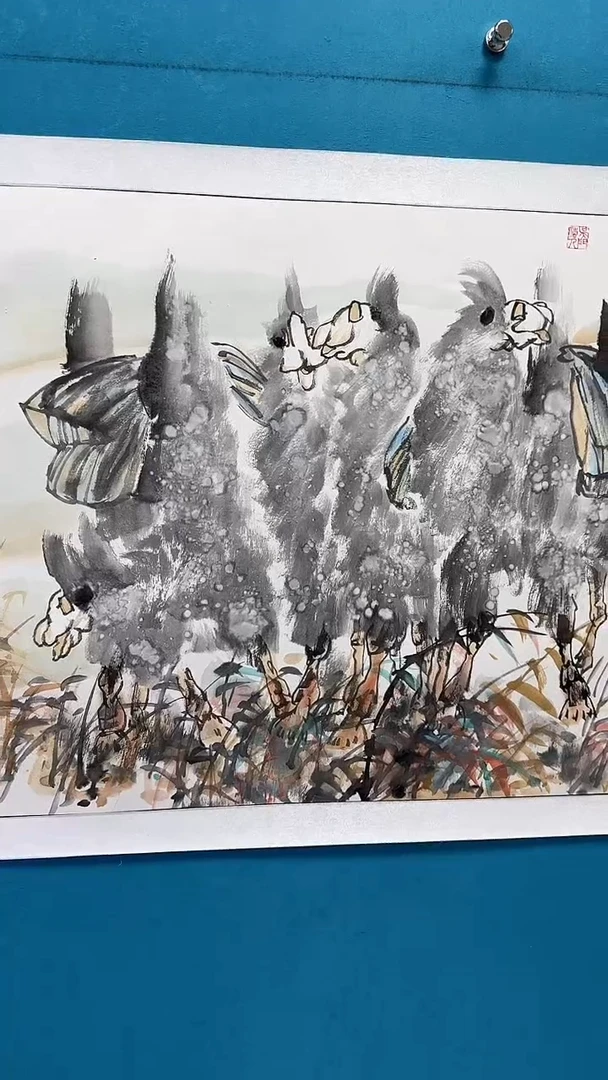 国画闪电购刘武绘画43