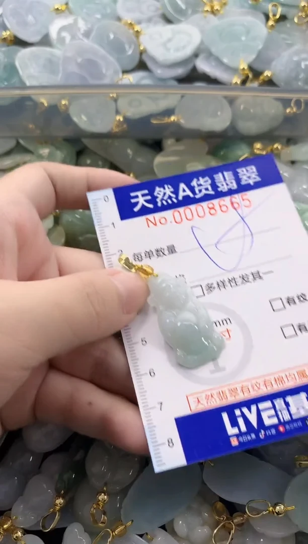 颈饰未镶嵌翡翠天然A货翡翠