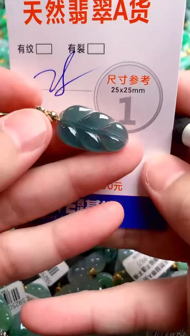 翡翠未镶嵌颈饰13007424