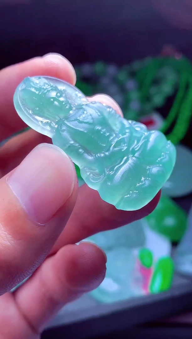 未镶嵌定制翡翠肚****#翡翠毛货定制