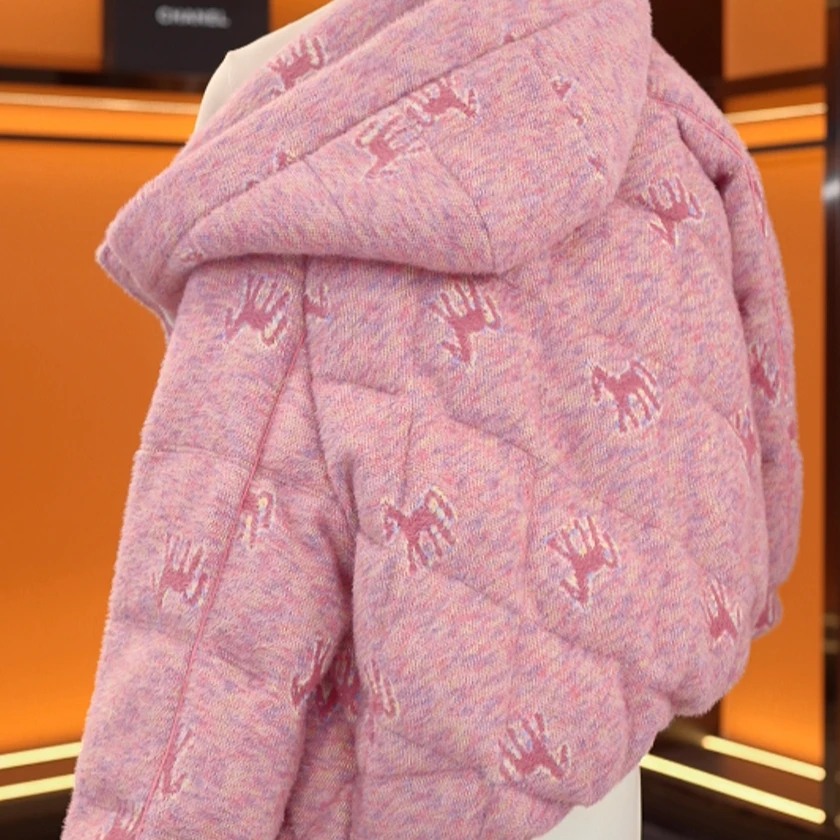 【进口品质】四季青2025新款时尚气质加厚保暖羽绒服外套d658娜娜