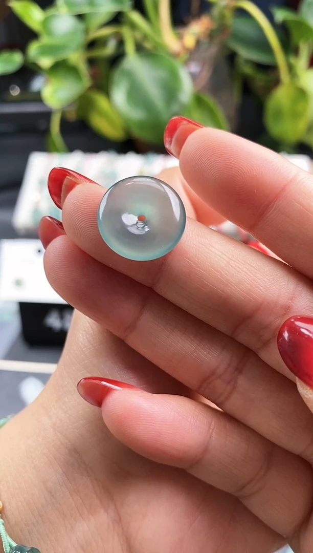 【闪购商品】翡翠戒指未镶嵌平安扣